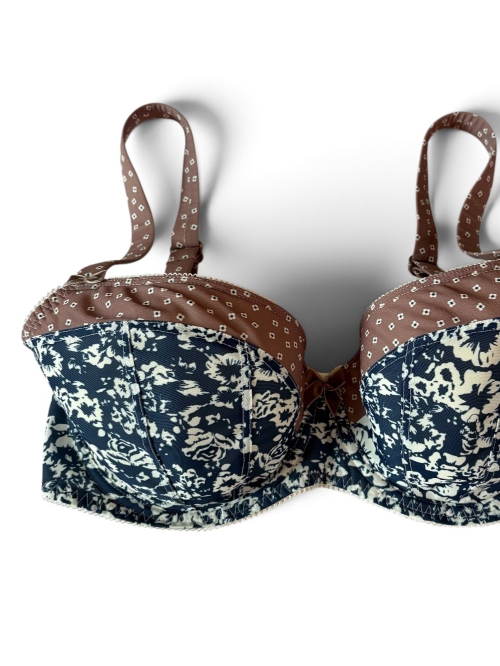 Freya Blue Floral Bra Size 34F